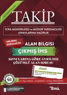 Takip İcra Müdürlüğü Alan Bilgisi Çıkmış Soru Bankası