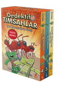 Dedektif Timsahlar 3 Kitaplık Kutulu Set (4-5-6)