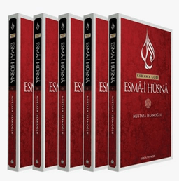 Kur'an'a Göre Esmai Hüsna (5 Cilt) (Karton Kapak)