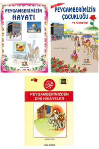 Çocuklar İçin Peygamberimizin Hayatı ve Hikayeleri (3 Kitap)