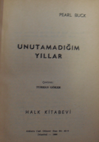 Unutamadığım Yıllar / 7-G-34