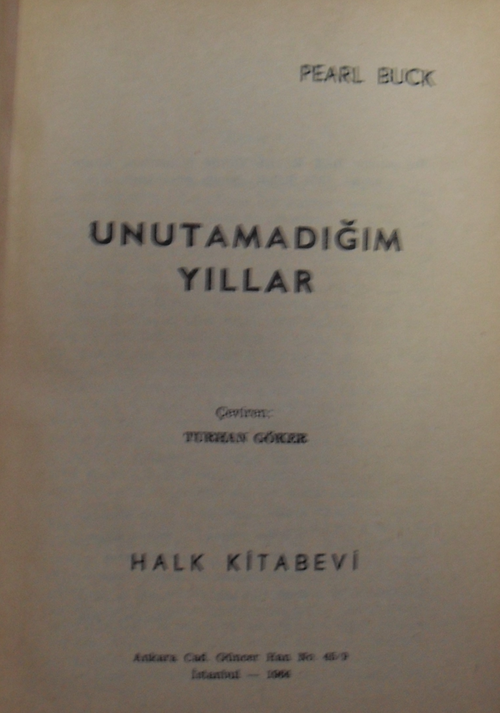 Unutamadığım Yıllar / 7-G-34