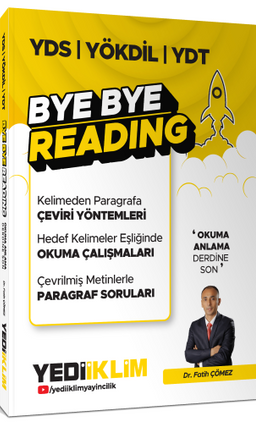 YDS YÖKDİL YDT Bye Bye Reading