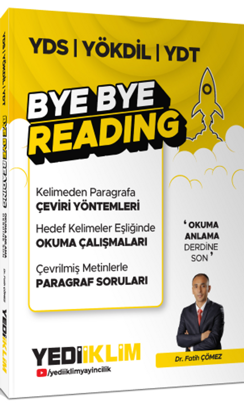 YDS YÖKDİL YDT Bye Bye Reading