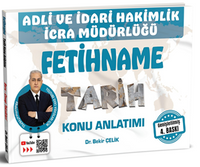 Adli İdari Hakimlik İcra Müdürlüğü FetihnameTarih Konu Anlatımı