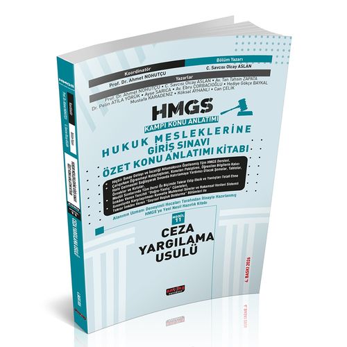 HMGS Özet Konu Anlatımı Ceza Yargılama Usulü