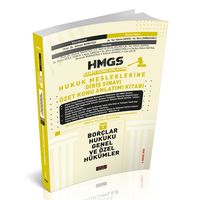 HMGS Özet Konu Anlatımı Borçlar Hukuku Genel ve Özel Hükümler