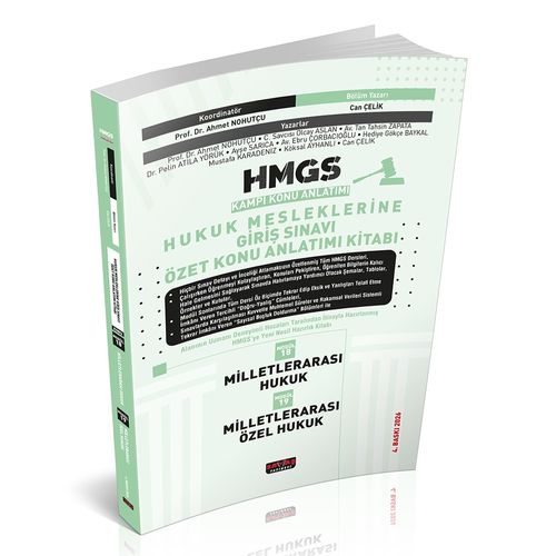 HMGS Özet Konu Anlatımı Milletlerarası Hukuk Milletlerarası Özel Hukuk