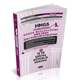 HMGS Özet Konu Anlatımı İş ve Sosyal Güvenlik Hukuku