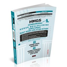 HMGS Özet Konu Anlatımı Vergi Usul Hukuku Vergi Hukuku TVS