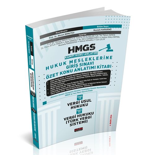 HMGS Özet Konu Anlatımı Vergi Usul Hukuku Vergi Hukuku TVS