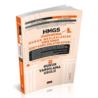 HMGS Özet Konu Anlatımı Hukuk Yargılama Usulü