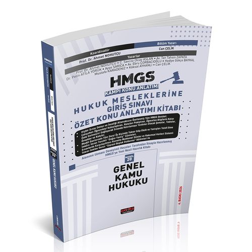 HMGS Özet Konu Anlatımı Genel Kamu Hukuku
