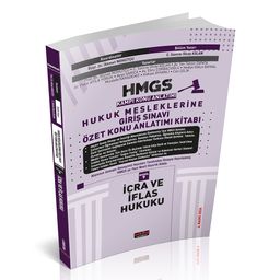 HMGS Özet Konu Anlatımı İcra ve İflas Hukuku