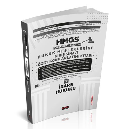 HMGS Özet Konu Anlatımı İdare Hukuku