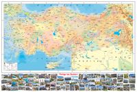 Harita Serisi - Türkiye'in Renkleri - Türkiye Fiziki İller Haritası 2000 Parça (HR54-MM)