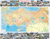 Harita Serisi - Türkiye'in Renkleri - Türkiye Fiziki İller Haritası 3000 Parça (HR76-MMM)