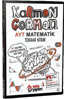Karman Çorman AYT Matematik Tekrar Kitabı