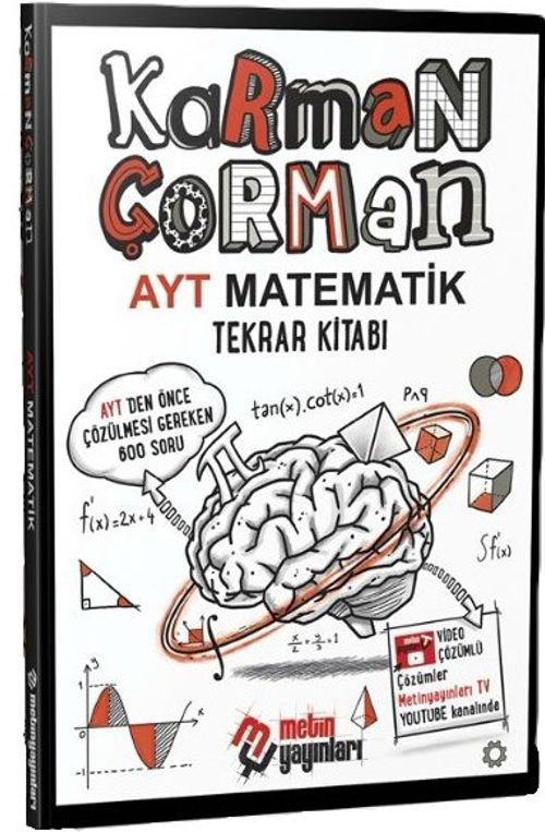 Karman Çorman AYT Matematik Tekrar Kitabı