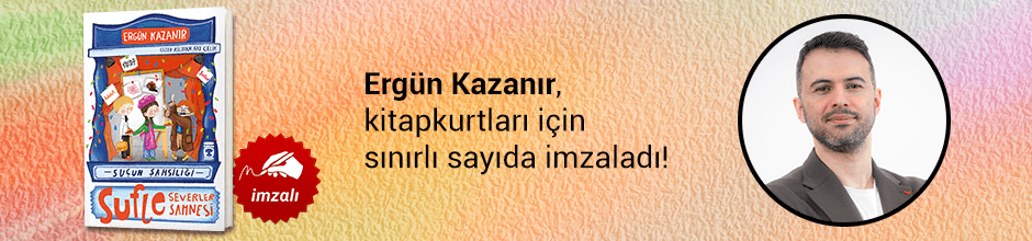 Ergün Kazanır, "Sufle Severler Sahnesi: Suçun Şahsiliği" kitabını Kitapkurtları için sınırlı sayıda imzaladı!
