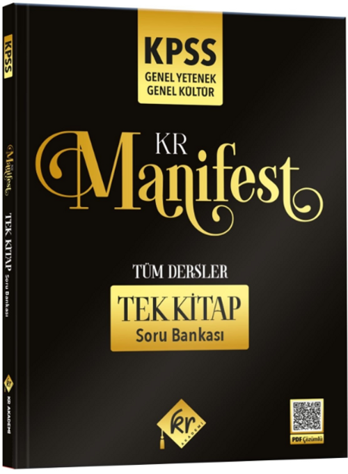 KPSS Genel Yetenek Genel Kültür Manifest Tüm Dersler Tek Kitap Soru Bankası
