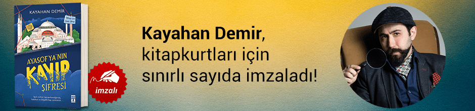 Kayahan Demir, "Ayasofya'nın Kayıp Şifresi" kitabını Kitapkurtları için sınırlı sayıda imzaladı!