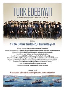 Türk Edebiyatı Aylık Fikir ve Sanat Dergisi Sayı: 629 Mart 2026