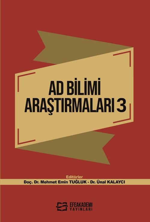Ad Bilimi Araştırmaları 3