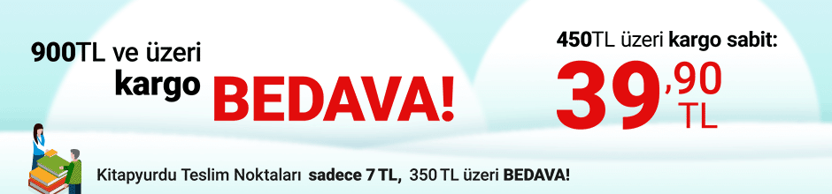 900 TL üzeri Kargo BEDAVA! 450 TL üzeri sabit 39,90 TL