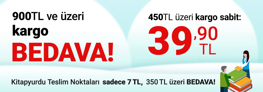 900 TL üzeri Kargo BEDAVA! 450 TL üzeri sabit 39,90 TL