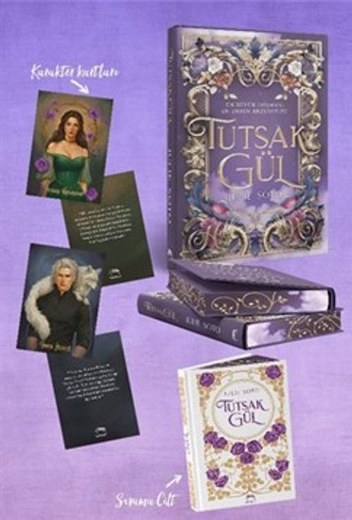 Tutsak Gül (Ciltli) Yan Boyamalı