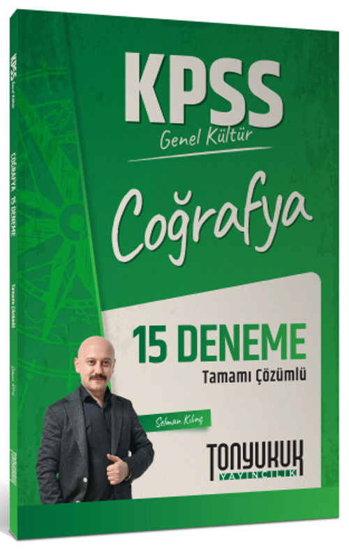 KPSS Genel Kültür Coğrafya Tamamı Çözümlü 15 Deneme (Selman Kılınç