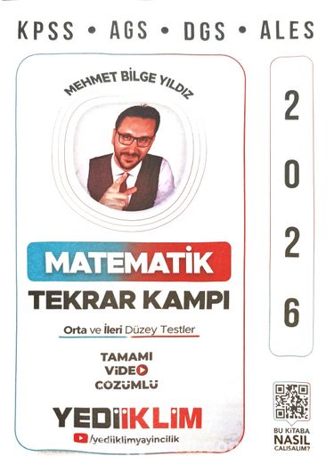 2026 KPSS AGS DGS ALES Matematik Tamamı Video Çözümlü Tekrar Kampı