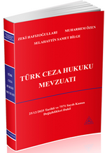 Türk Ceza Hukuku Mevzuatı