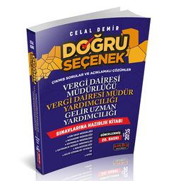 Doğru Seçenek Vergi Dairesi Müdürlüğü, Gelir Uzman Yardımcılığı Sınavlarına Hazırlık Kitabı