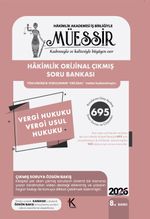 2026 Müessir Vergi Hukuku - Vergi Usul Hukuku -TVS Çıkmış Soru Bankası