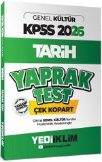 2026 KPSS AGS Genel Kültür Tarih Çek Kopart Yaprak Test