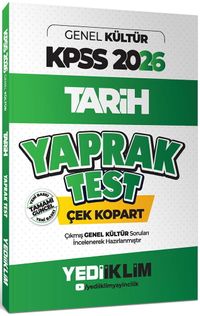 2026 KPSS AGS Genel Kültür Tarih Çek Kopart Yaprak Test