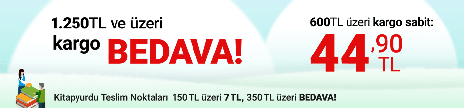 1.250 TL üzeri Kargo BEDAVA! 600 TL üzeri sabit 44,90 TL