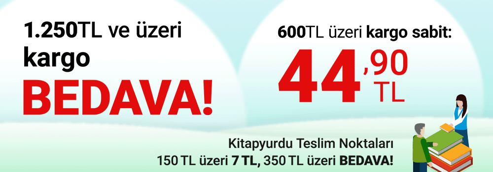 1.250 TL üzeri Kargo BEDAVA! 600 TL üzeri sabit 44,90 TL