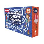 Gökdeniz Türkiye Turunda 4. Sınıf Seti - (10 Kitap)