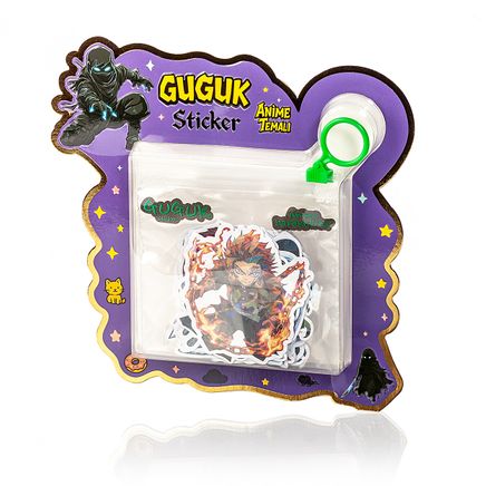 Anime Temalı Holografik Sticker Seti