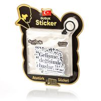 Atatürk Sözleri Holografik Sticker Seti