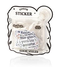 Edebi Sözler Holografik Sticker Seti