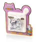 Kitap ve Kedi Holografik Sticker Seti
