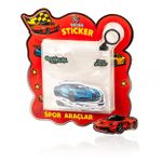 Spor Araçlar Holografik Sticker Seti
