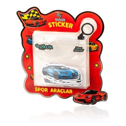Spor Araçlar Holografik Sticker Seti
