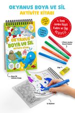 Okyanus / Boya ve Sil Aktivite Kitabı / 3 Yaş +