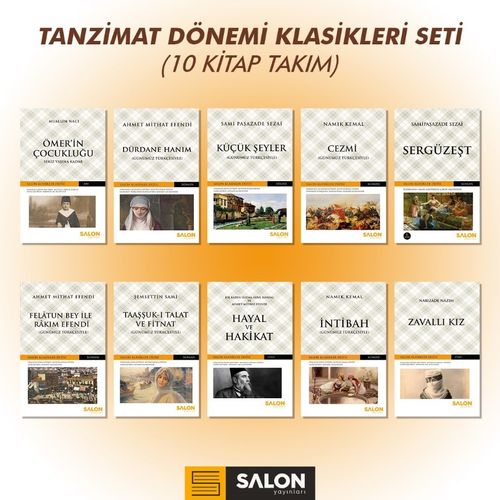 Tanzimat Dönemi Klasikleri Seti (10 Kitap Takım)