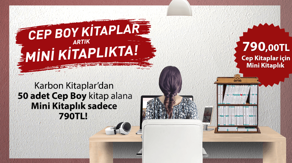 Cep Boy Kitaplar İçin Mini Kitaplık sadece 790TL!